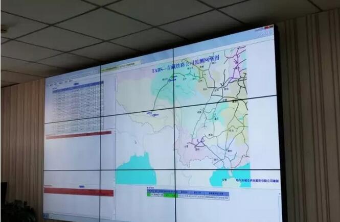 西寧火車調(diào)度中心  液晶拼接屏案例
