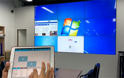 平板電腦控制液晶拼接屏